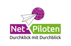 Logo Net-Piloten: Durchklick mit Durchblick
